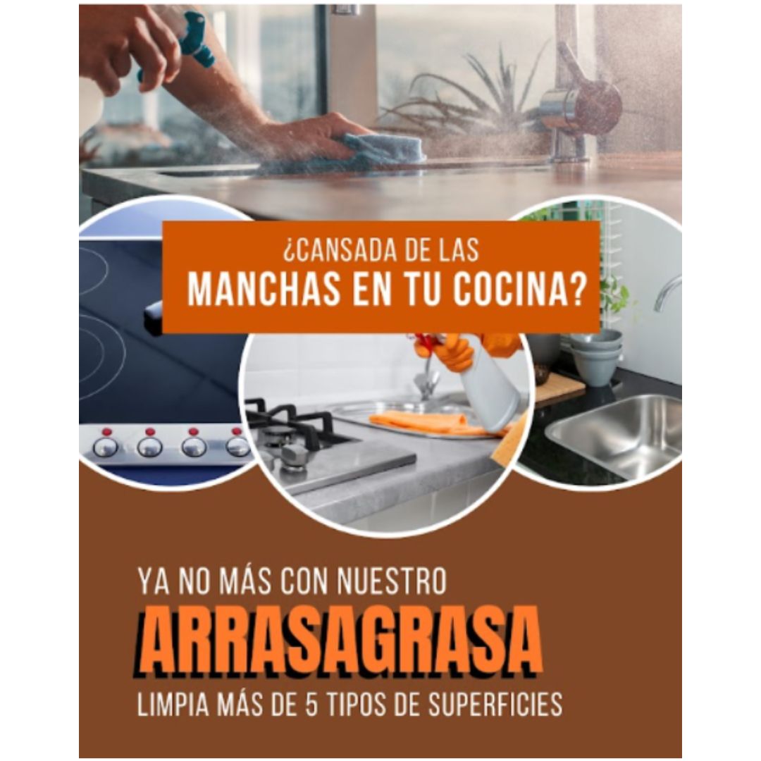 Arrasa Grasa 650 ml - Limpiador Poderoso 1