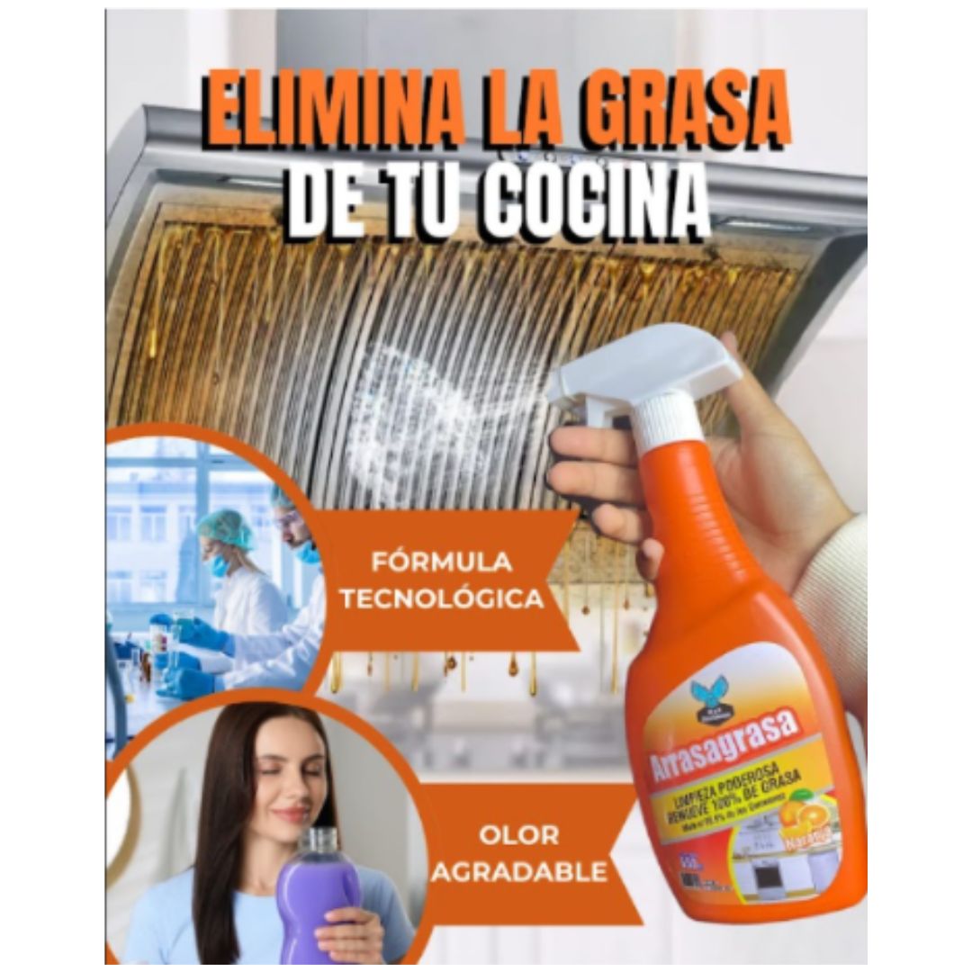 Arrasa Grasa 650 ml - Limpiador Poderoso 4